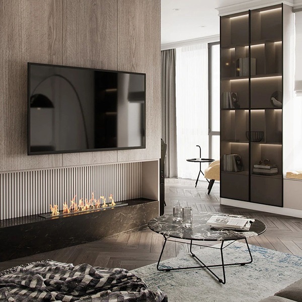 E-1000 Ethanol fierplace