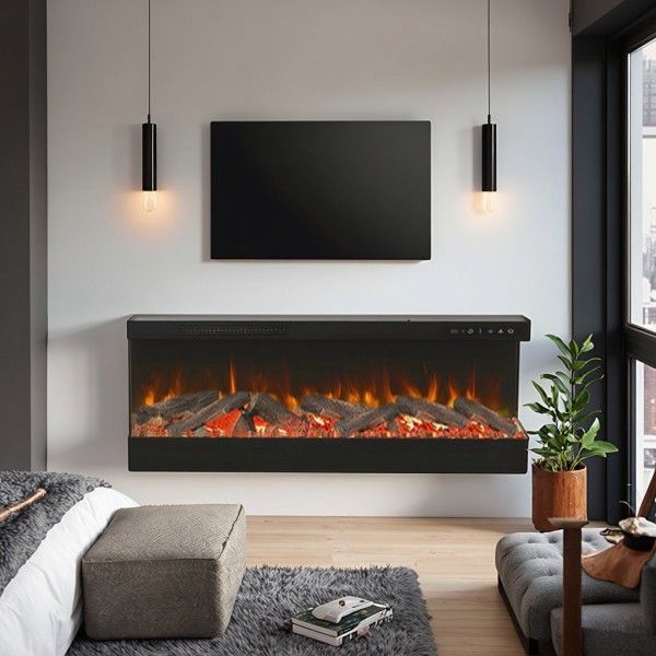 4V- 700  3 side fireplace
