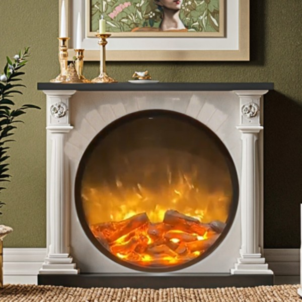  2D decorative fireplace