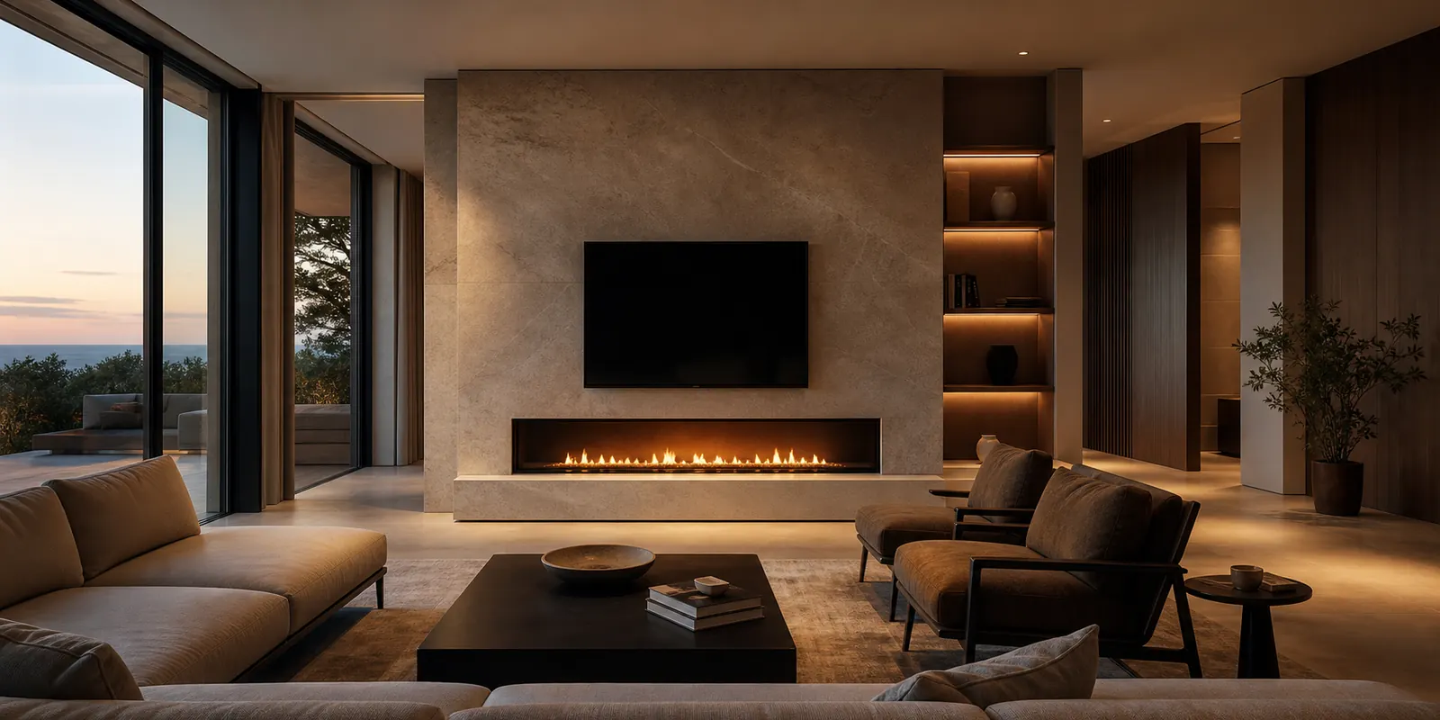Luxury fireplace gallery hero